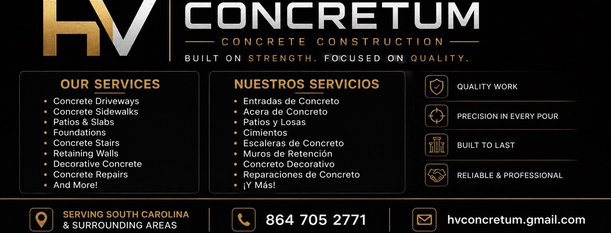 HV Concretum services and contact information